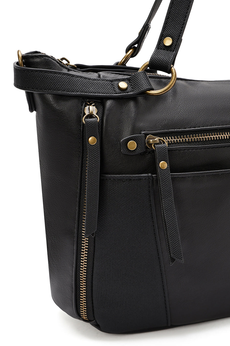 Women's Black Long Strap Shoulder Bag