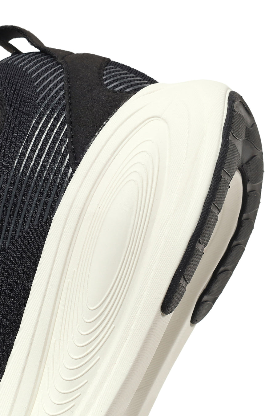 Derimod Zero Woman Black Lace-Up Thick-Soled Fabric Sneakers