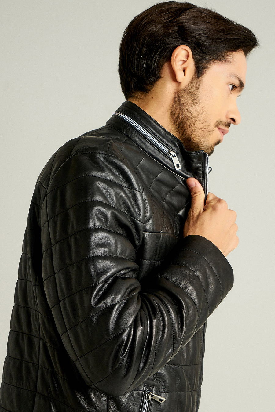Falcao Men's Leather Jacket