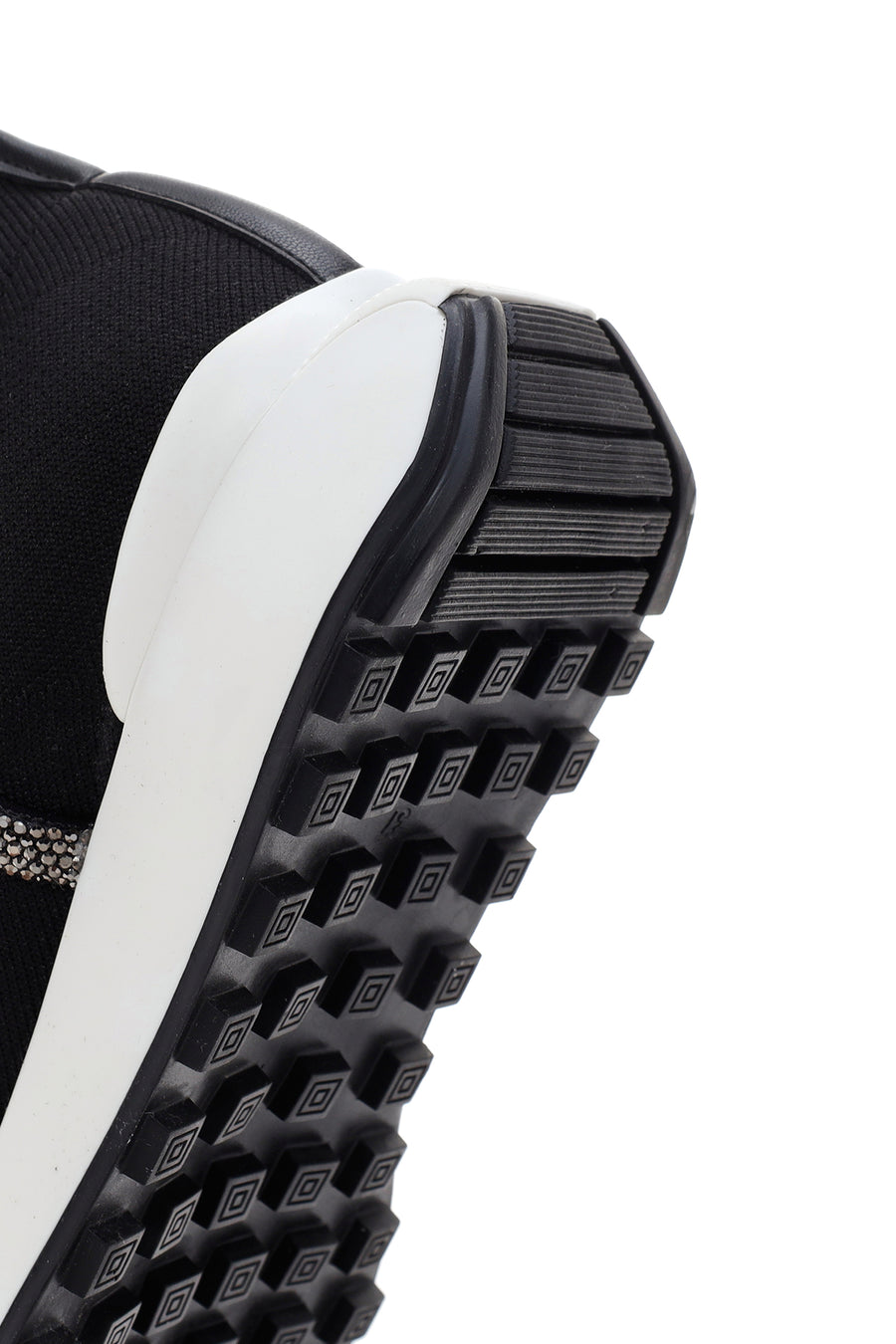 Kadın Siyah Kumaş Bilekli Sneaker