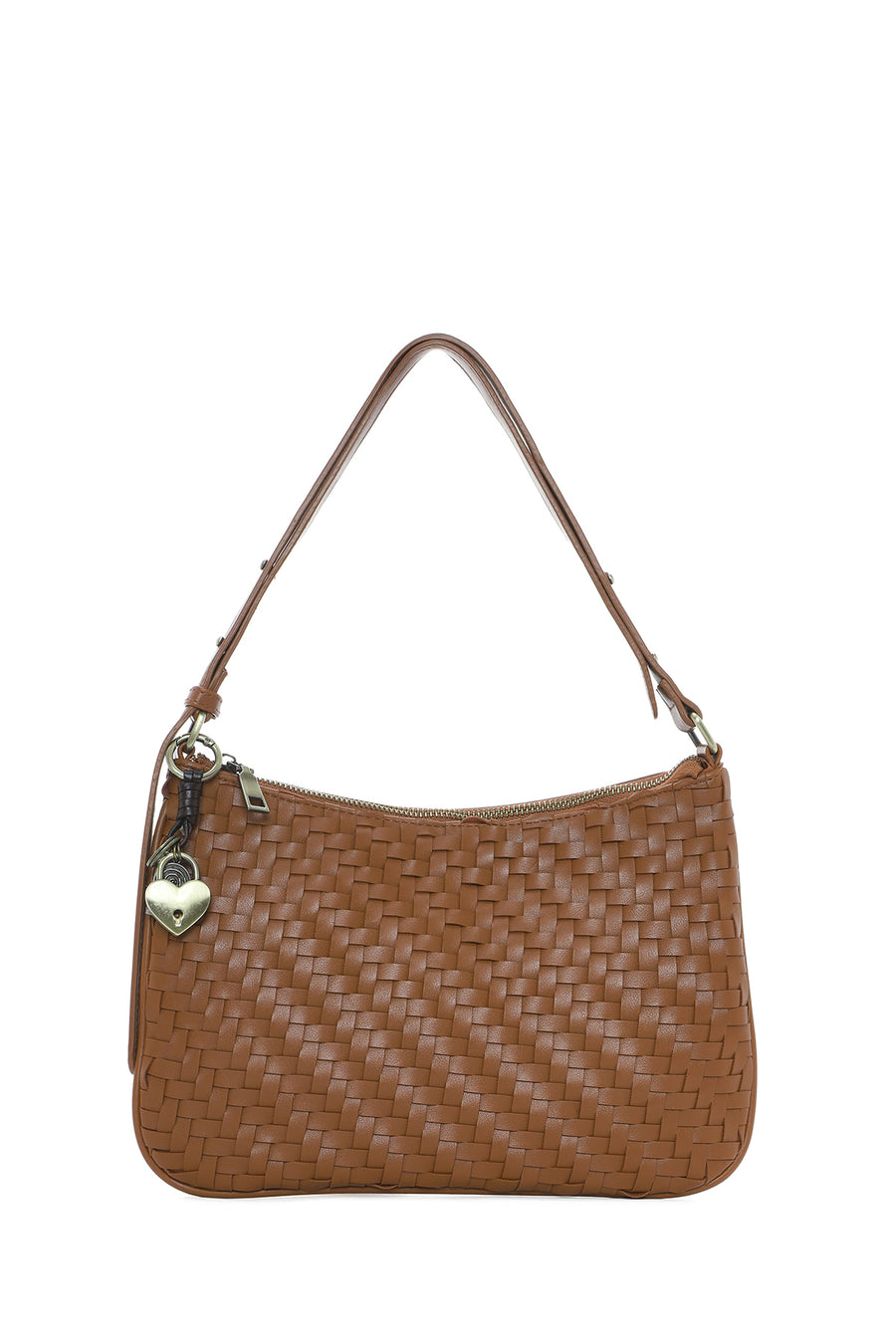 Women's Brown Knitted Patterned Shoulder Bag 25SBD293029 | Derimod