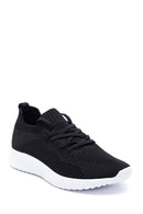 Women's Black Fabric Sneaker | Derimod