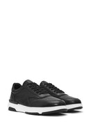 Men's Black Lace-up Leather Sneaker | Derimod