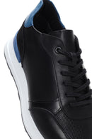 Men's Black Leather Sneaker | Derimod