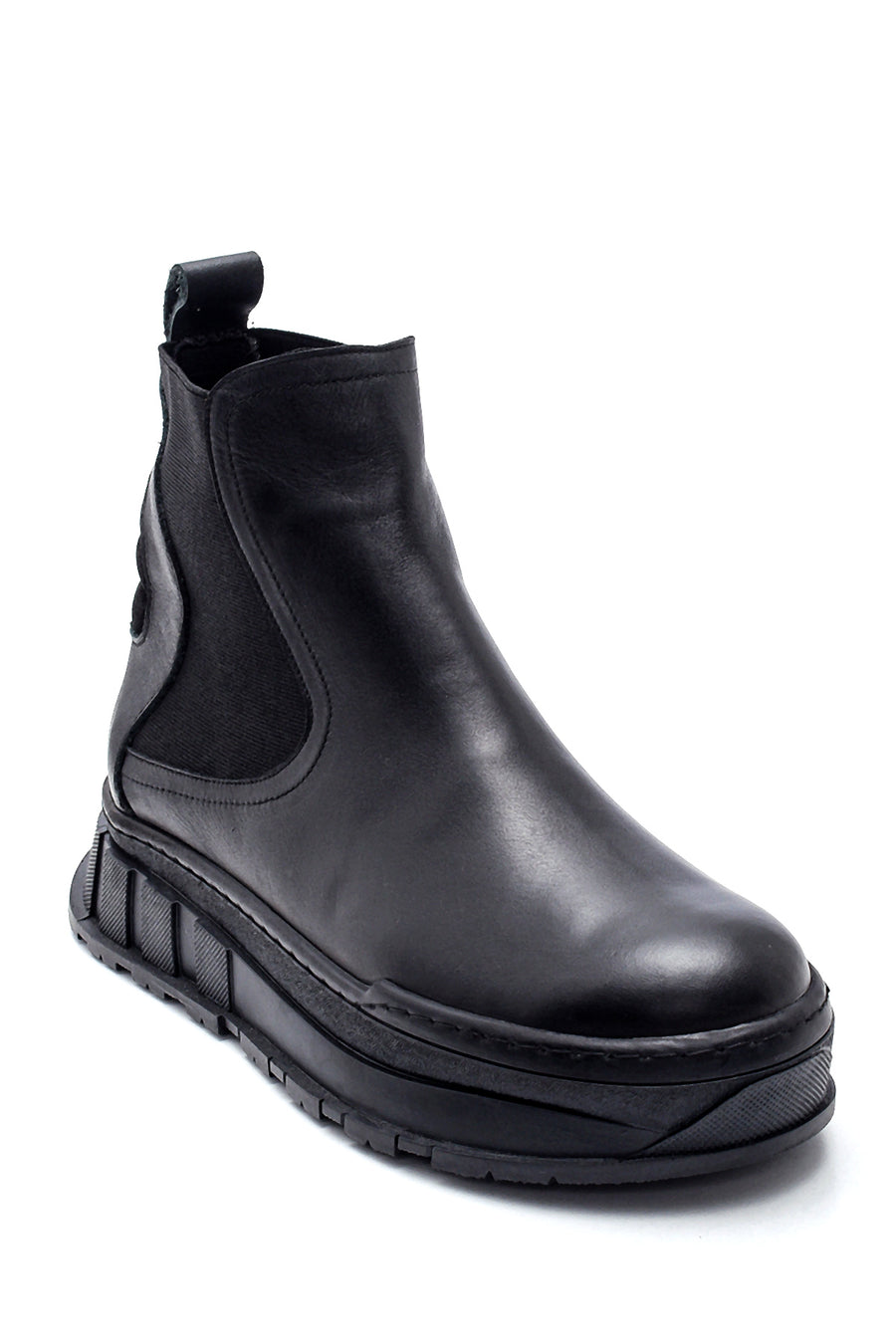Women's Leather Thick Soled Boots