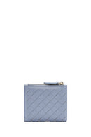 Women's Light Blue Knitted Wallet | Derimod