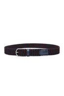 Men's Navy Blue Fabric Belt | Derimod