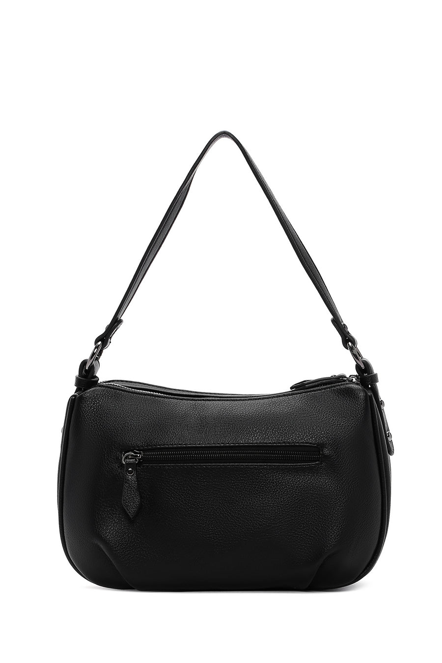 Women's Black Long Strap Casual Shoulder Bag