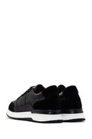 Men's Black Lace-Up Leather Casual Sneaker | Derimod