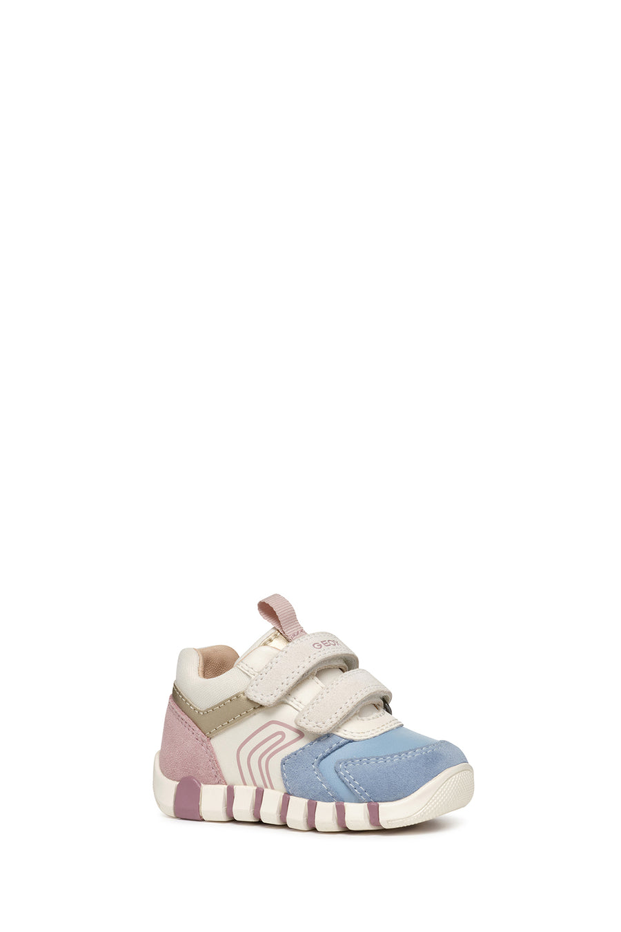 Geox Kız Bebek Bej Iupidoo Bantlı Deri Sneaker