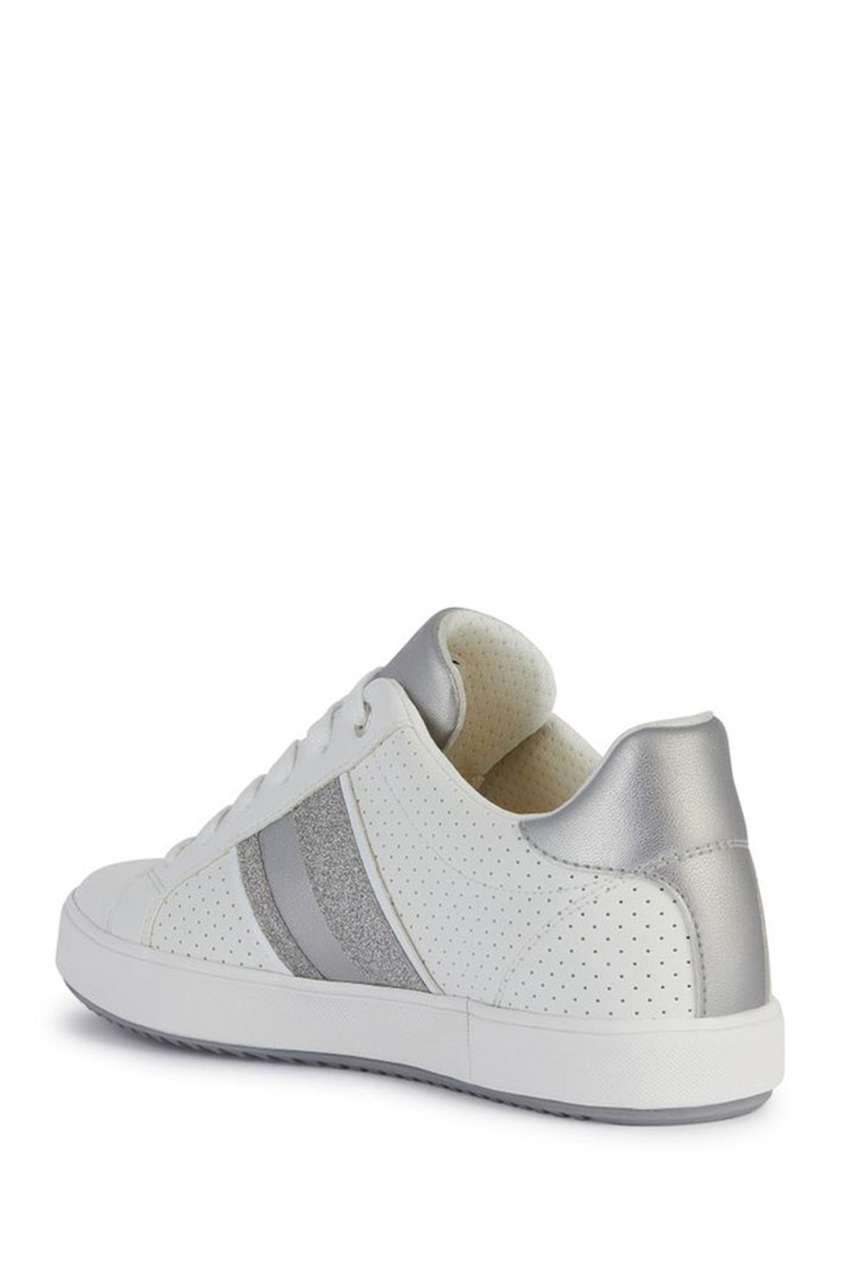 Geox Kadın Beyaz Blomiee Bağcıklı Deri Sneaker