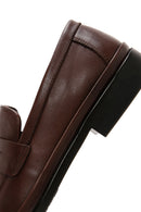 Men's Brown Leather Classic Loafer | Derimod