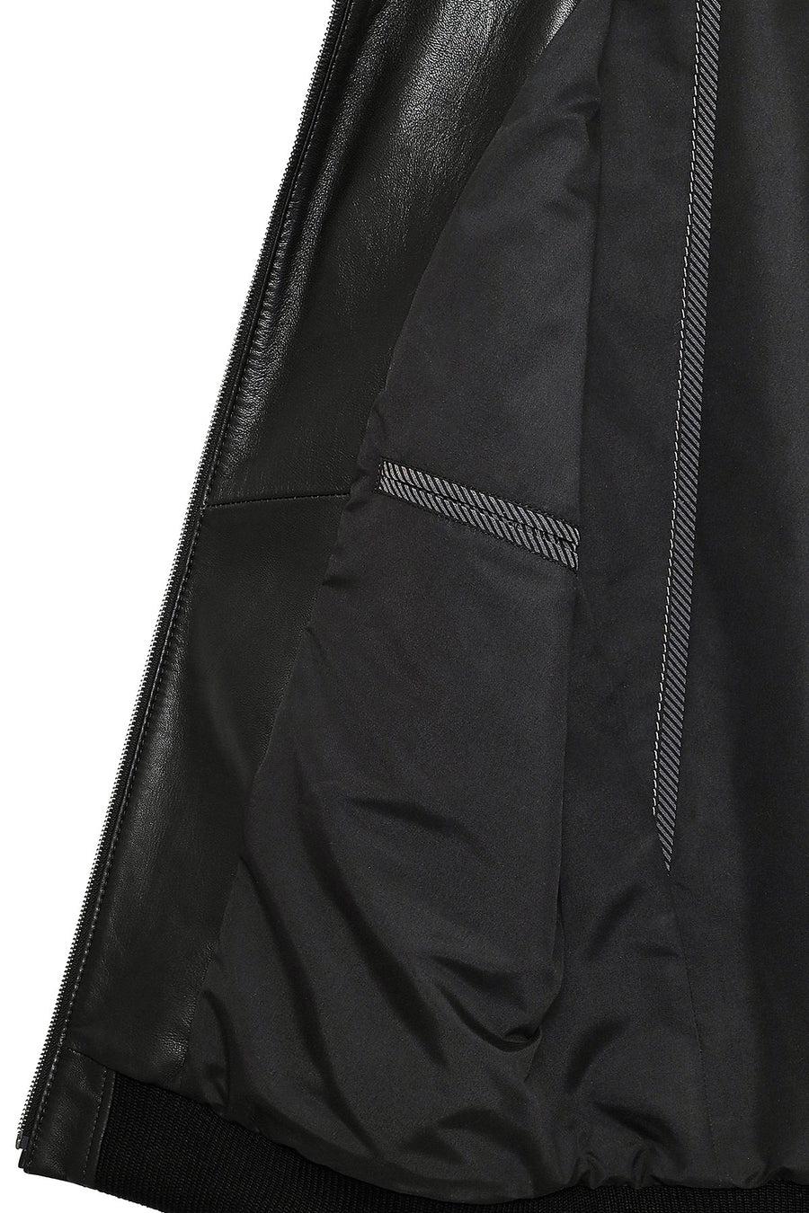 Bryan Men's Black Leather Jacket