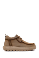 Derimod Zero Male Khaki Lace-Up Thick-Soled Fabric Casual Shoes | Derimod