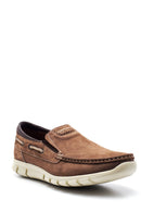 Men's Leather Nubuck Loafer | Derimod