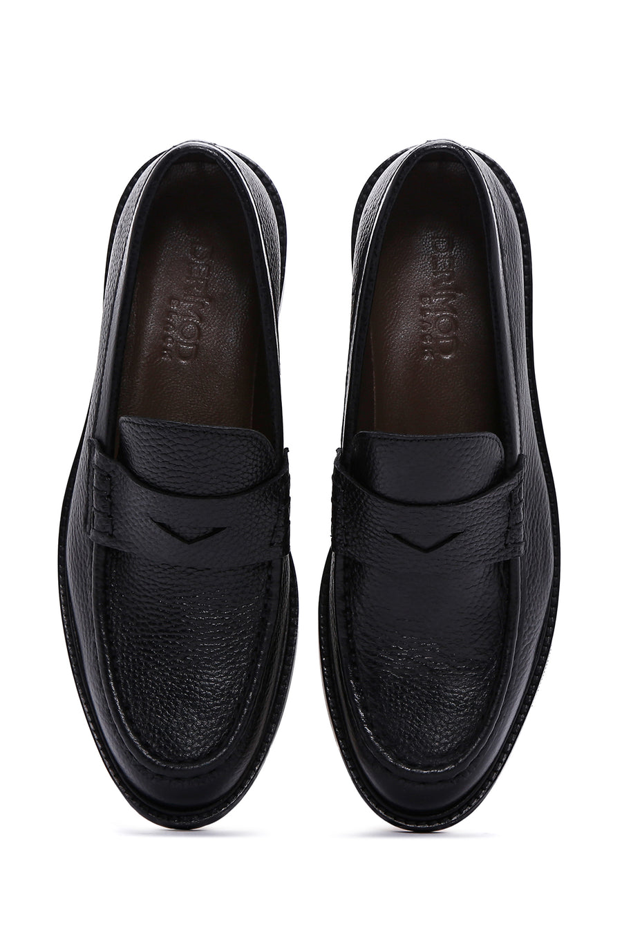 Men's Black Leather Classic Loafer