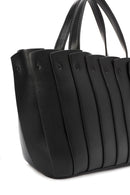 Women's Black Faux Leather Handbag | Derimod