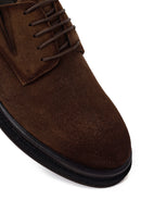 Male Brown Lace-up Suede Casual Shoes | Derimod