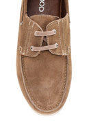 Women's Leather Suede Loafer | Derimod