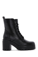 Women's Black Thick Heeled Boots | Derimod