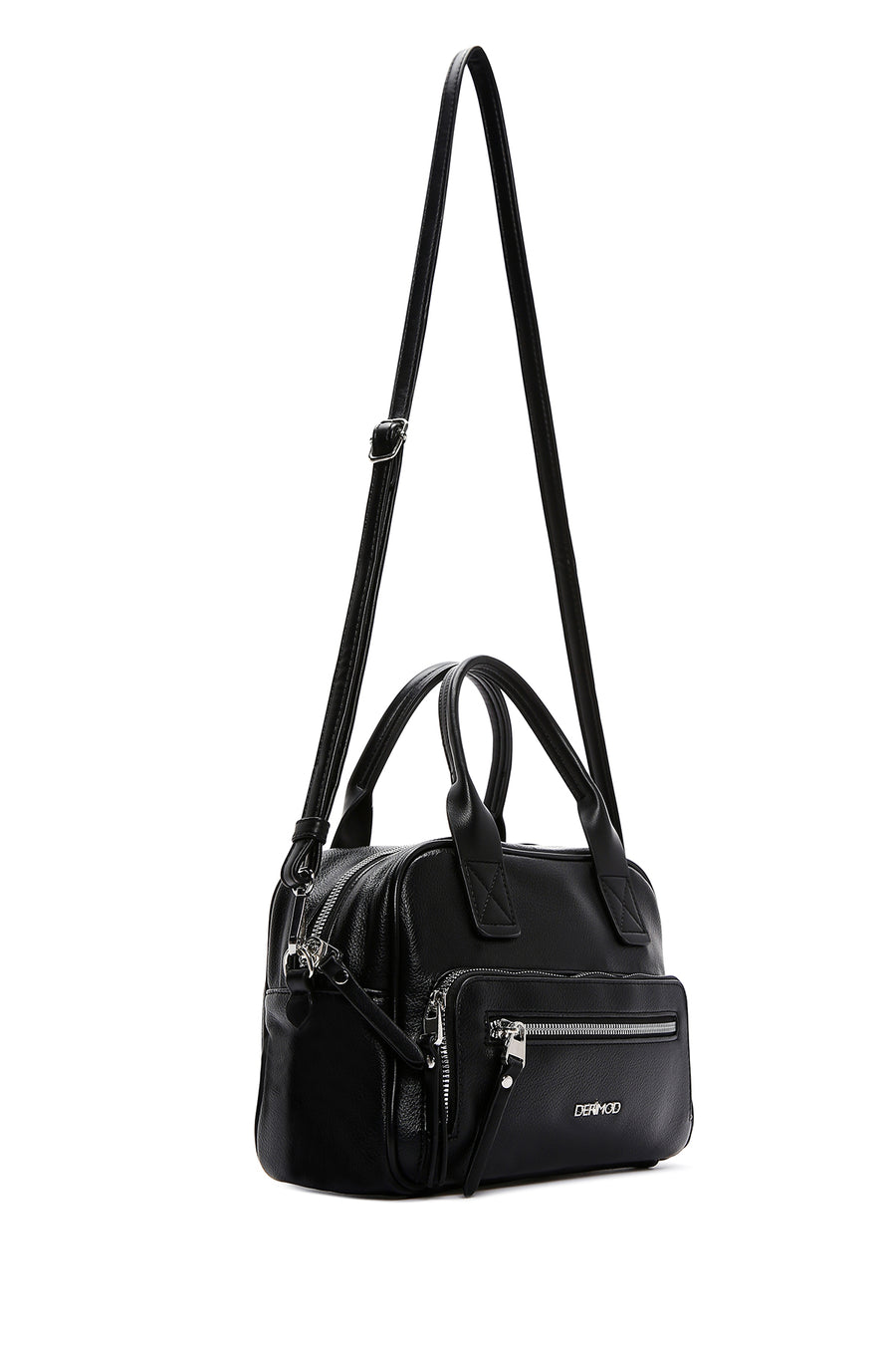 Women's Black Long Strap Shoulder Bag
