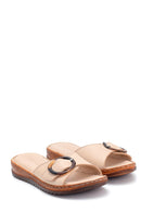 Women's Comfort Leather Slippers | Derimod