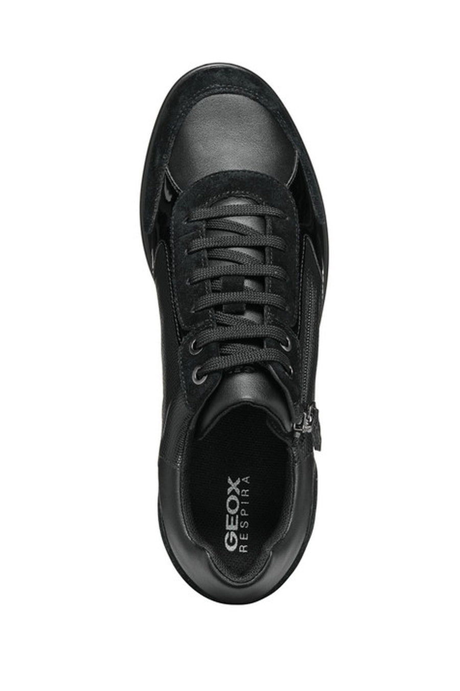 Geox Kadın Siyah Ilde Dolgu Topuklu Bağcıklı Casual Sneaker