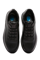 Men's Black Leather Casual Sneaker | Derimod