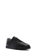 Men's Black Lace-up Leather Sneaker | Derimod