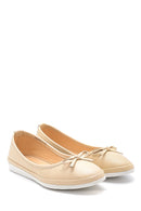 Women's Bow Leather Ballerinas | Derimod