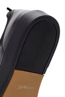 Men's Black Lace-up Leather Sneaker | Derimod