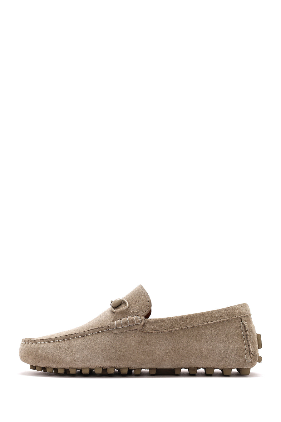 Men's Mink Suede Leather Loafer with Buckle