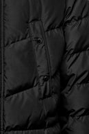 Geox Men's Black Sandford Hooded Long Coat | Derimod