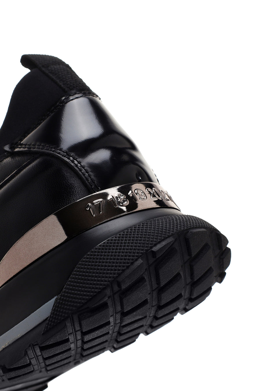 Men's Black Leather Casual Sneaker