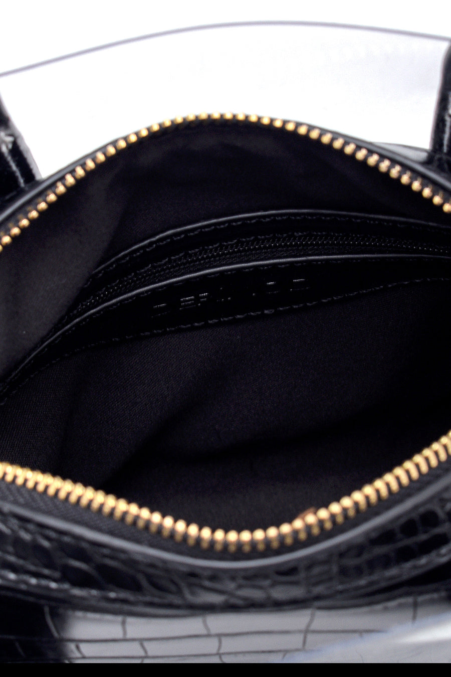 Women's Transparent Crocodile Patterned Shoulder Bag