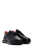 Men's Black Leather Casual Sneaker | Derimod