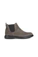 Geox Men's Brown Ottavio Suede Leather Chelsea Boots | Derimod