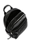 Women's Black Quilted Backpack | Derimod