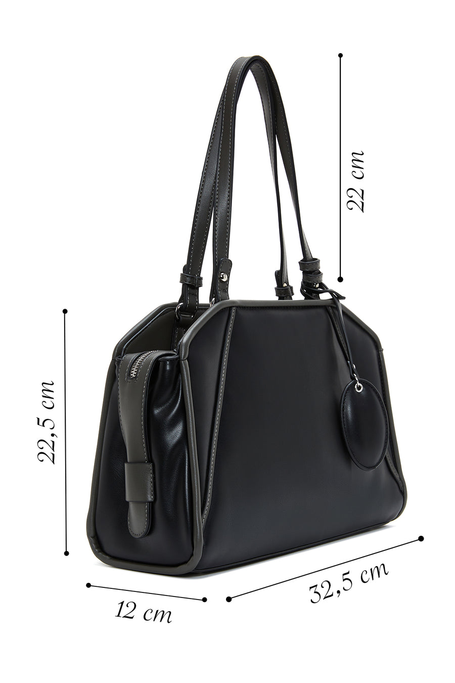 Women's Black Shoulder Bag