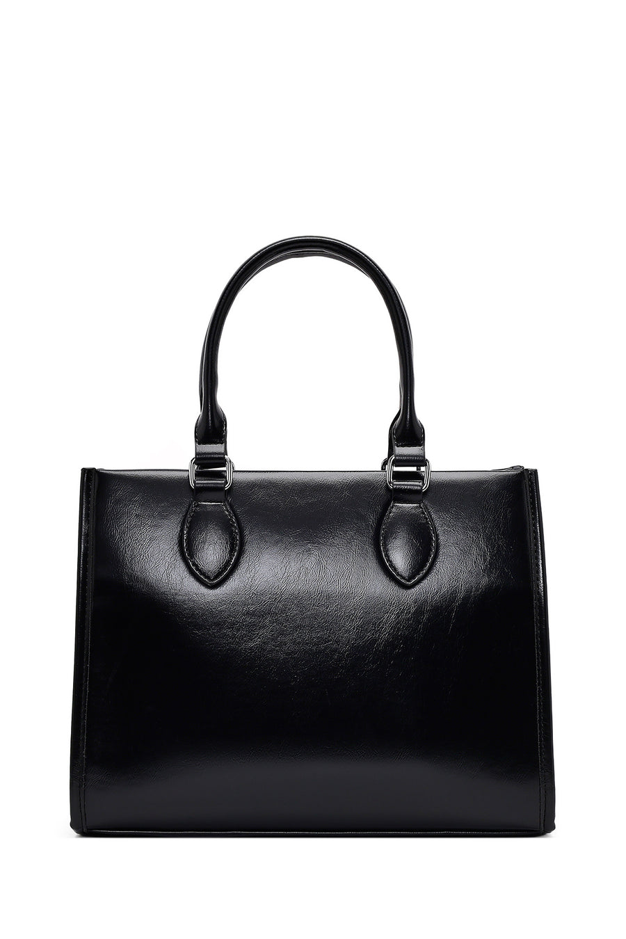 Woman Black Long-Strap Quilted Classic Shoulder Bag