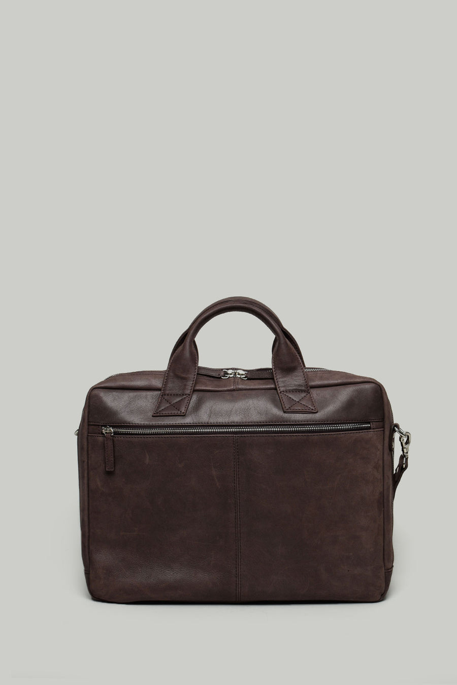 Brown Men's Leather Briefcase