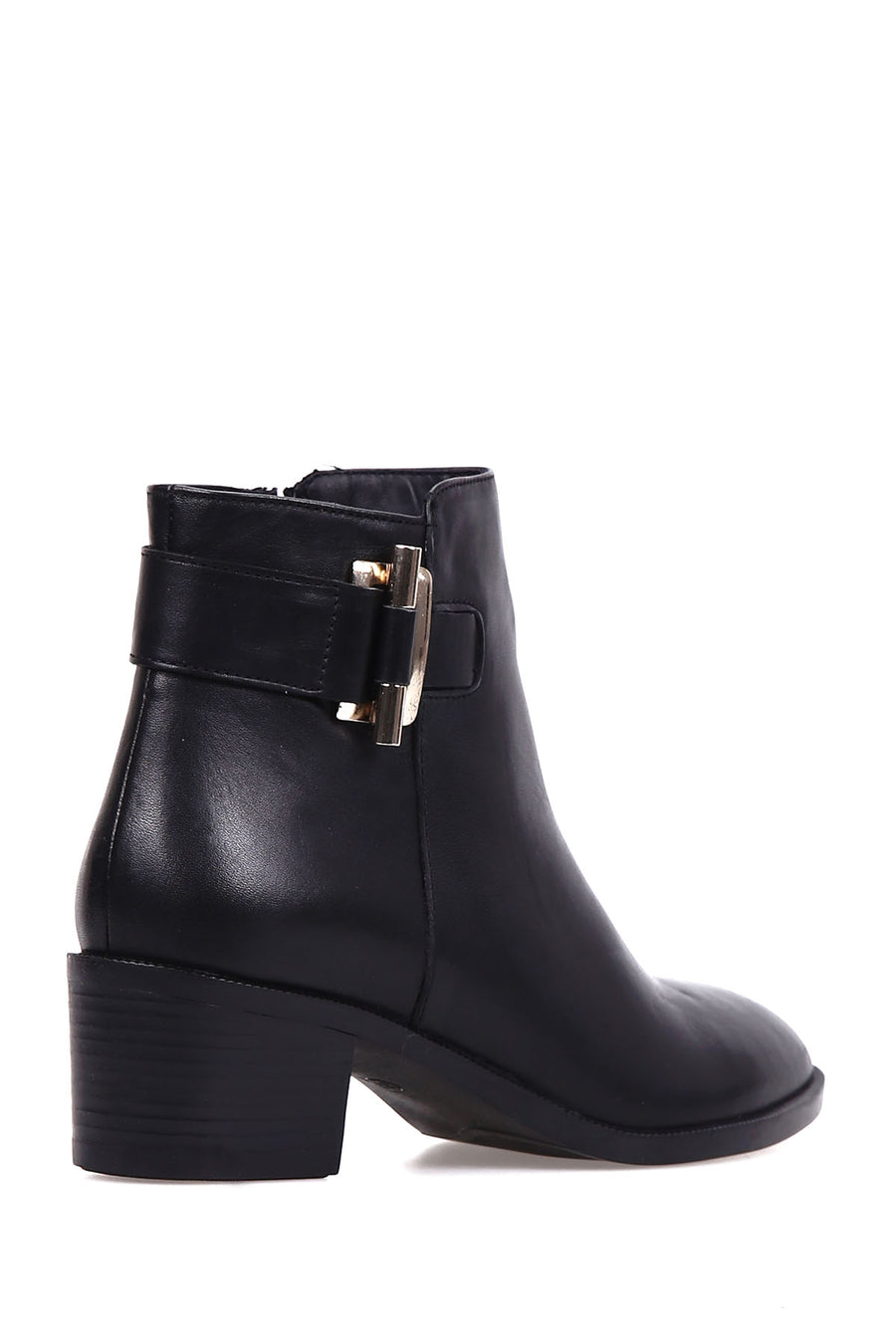 Women's Heeled Buckle Boots