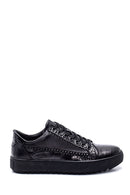 Men's Leather Crocodile Sneaker | Derimod