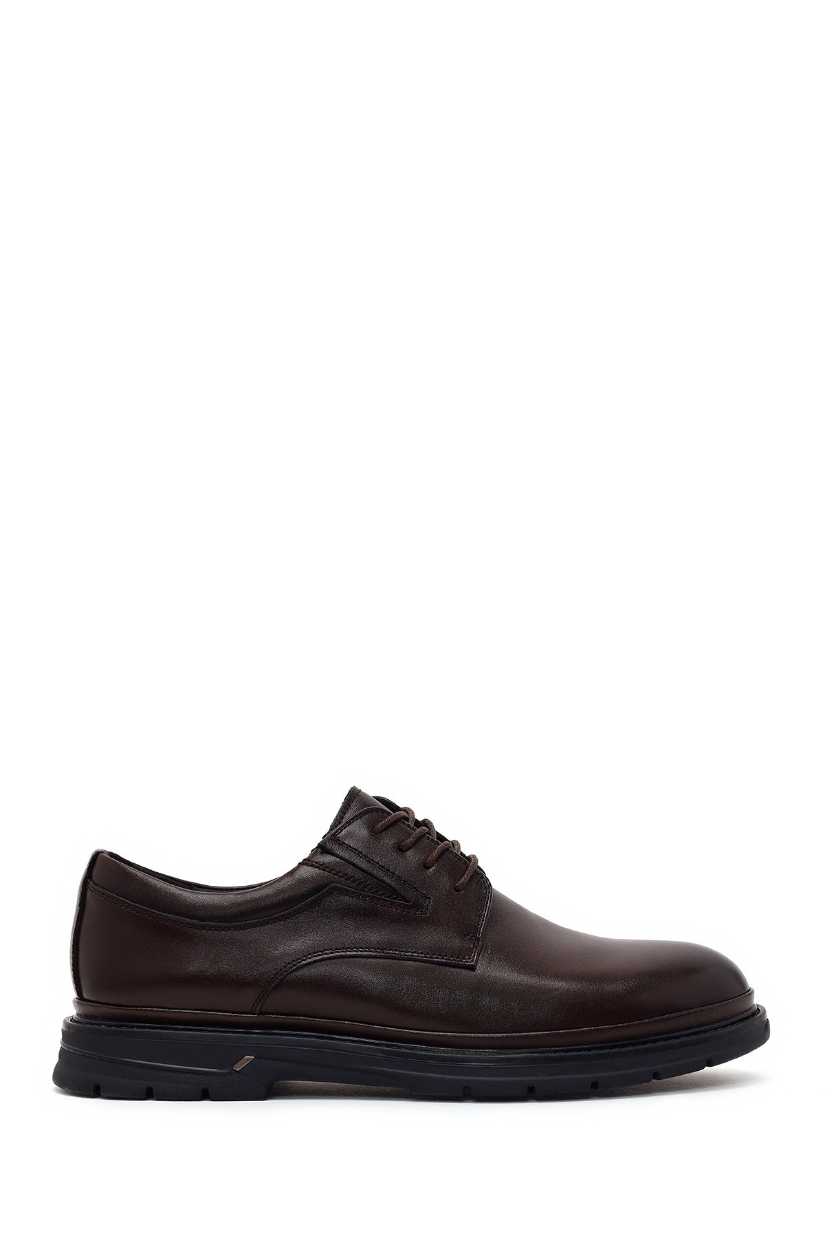 Male Brown Lace-up Leather Casual Shoes WM680034DV | Derimod