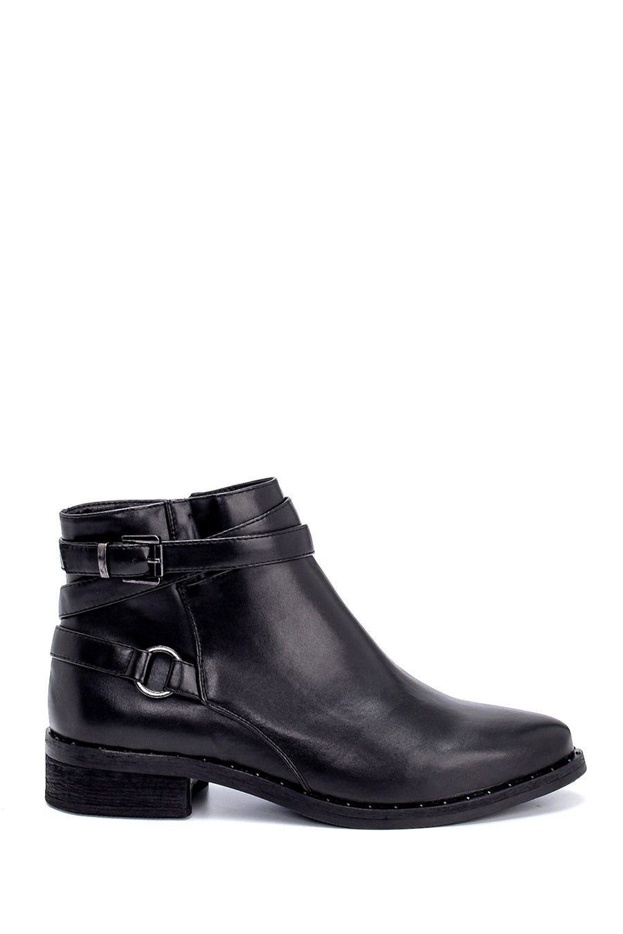 Women's Buckle Detailed Boots 20WFE192118 | Derimod