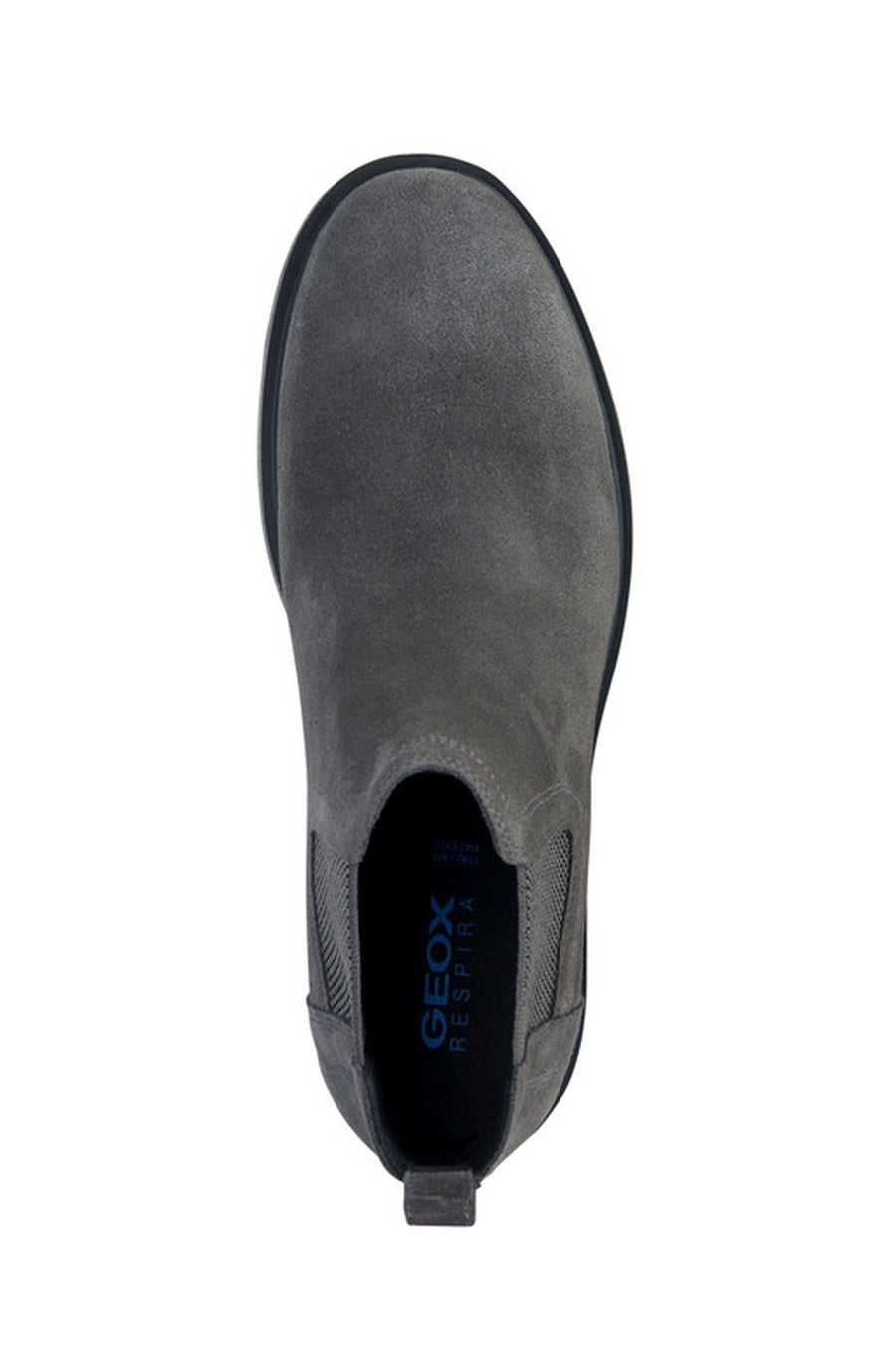 Geox Men's Gray Spherica Suede Leather Chelsea Boots