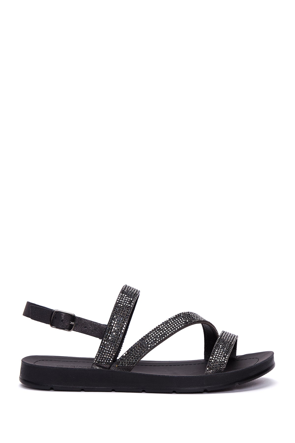 Women's Black Ankle Strap Sandals 24SFE461314 | Derimod