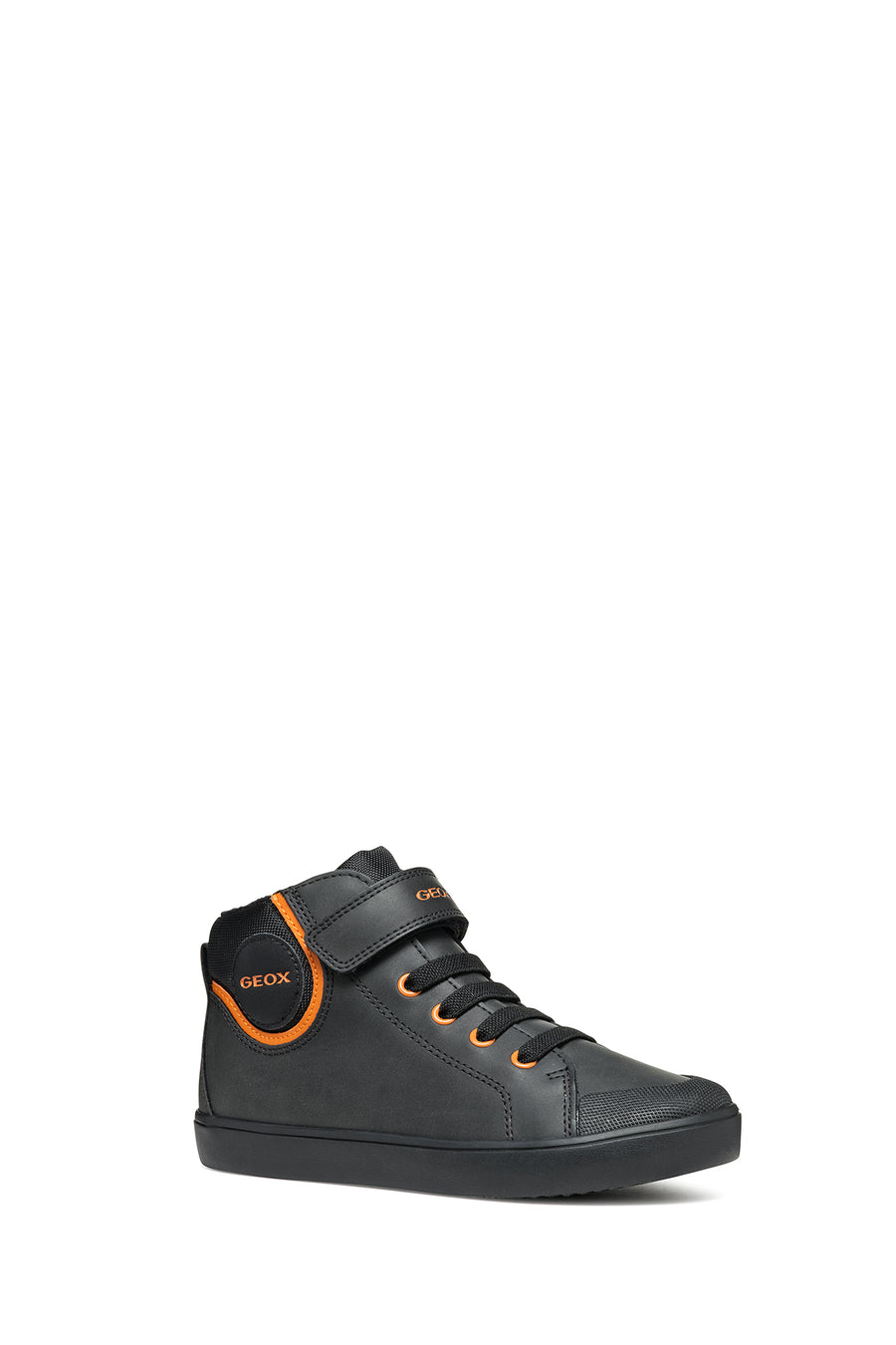 Geox Boy Black High-Top Sneakers