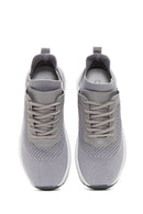 Kadın Gri Kalın Tabanlı Kumaş Sneaker | Derimod