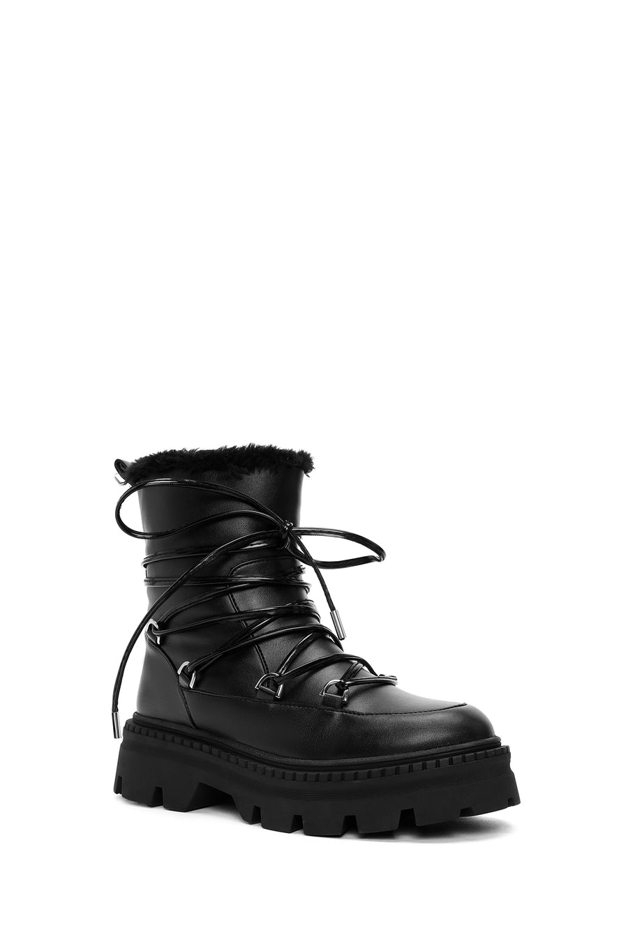 Women's Black Thick Soled Boots